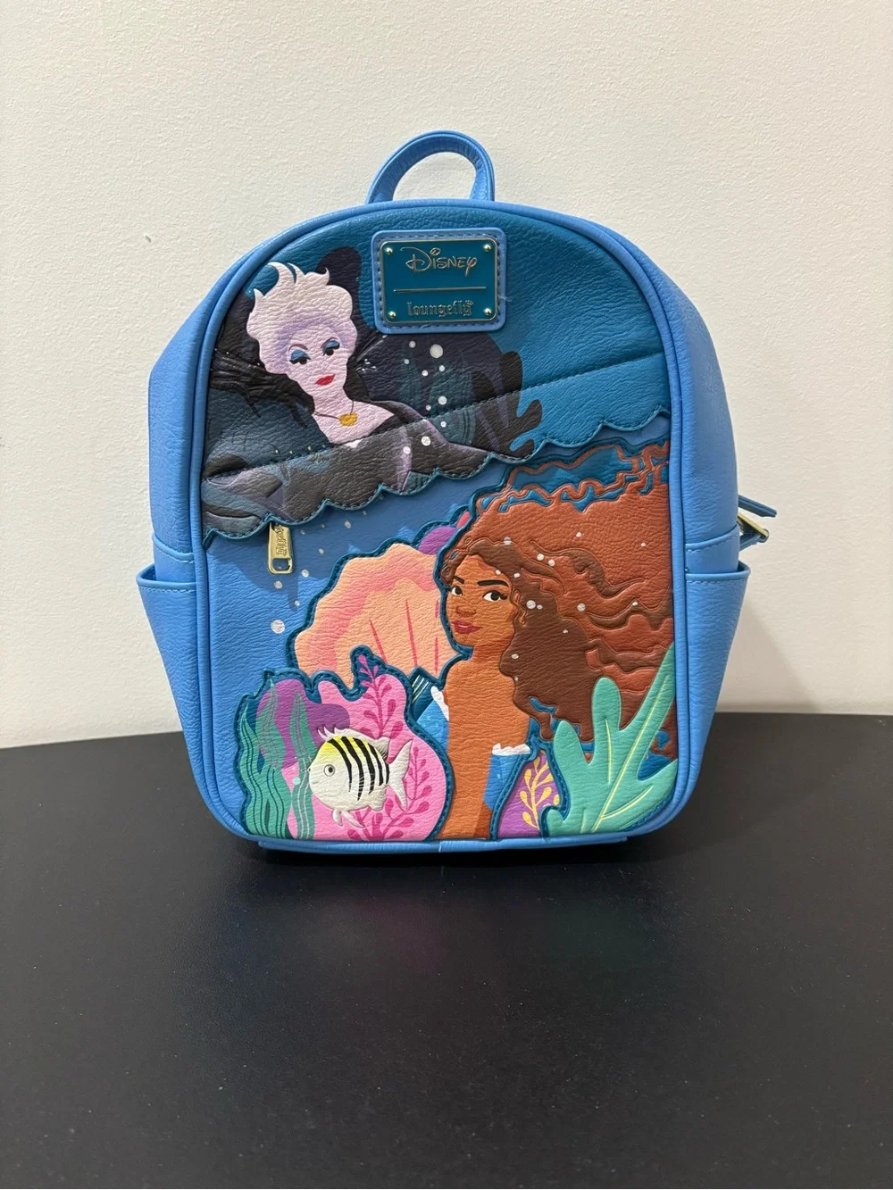 Disney Loungefly The Little Mermaid Live Action Film Blue Multicolor Backpack